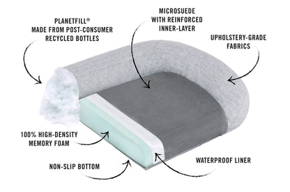 Memory Foam Lounger Bed